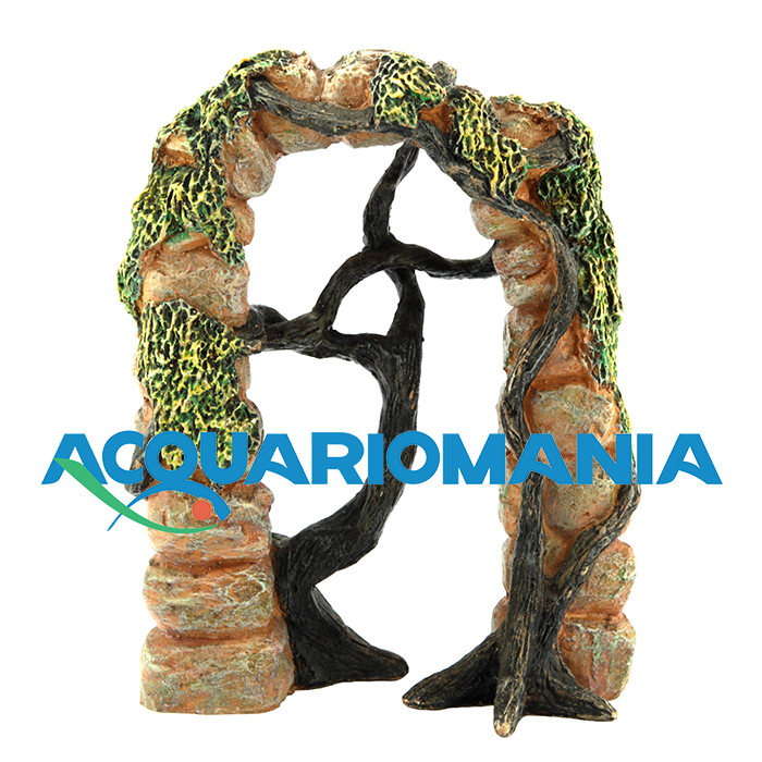 Decoro Porta Jungle realistico in resina atossica 18.5cm h