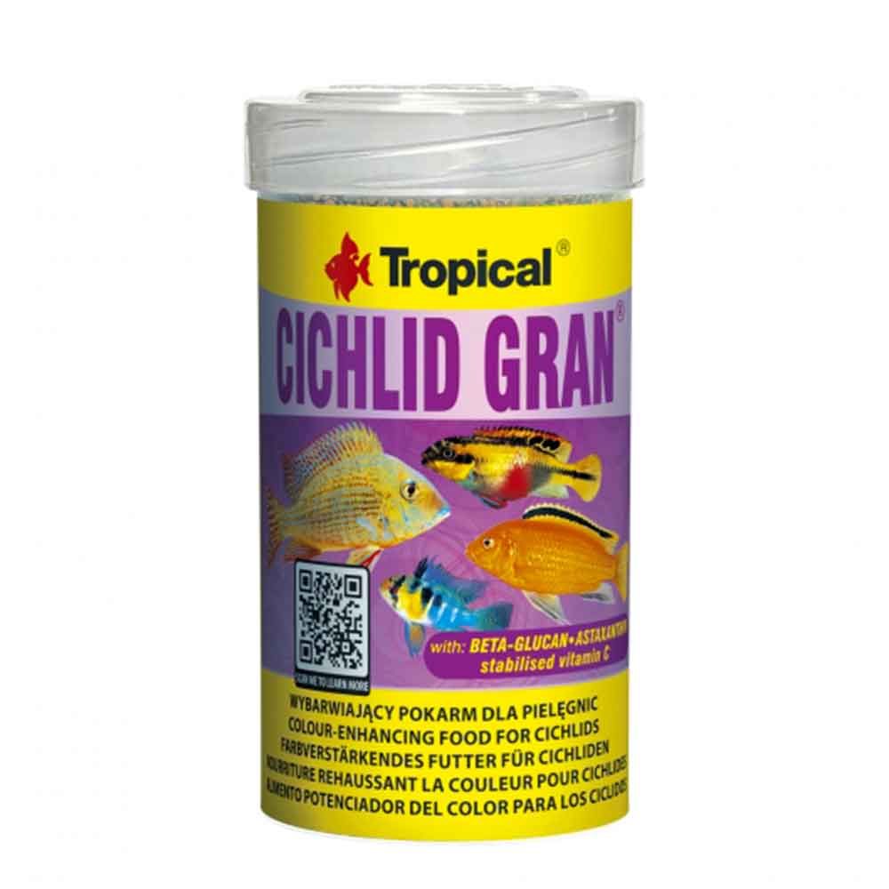 Tropical Cichlid Gran Mangime per ciclidi 100ml 55gr