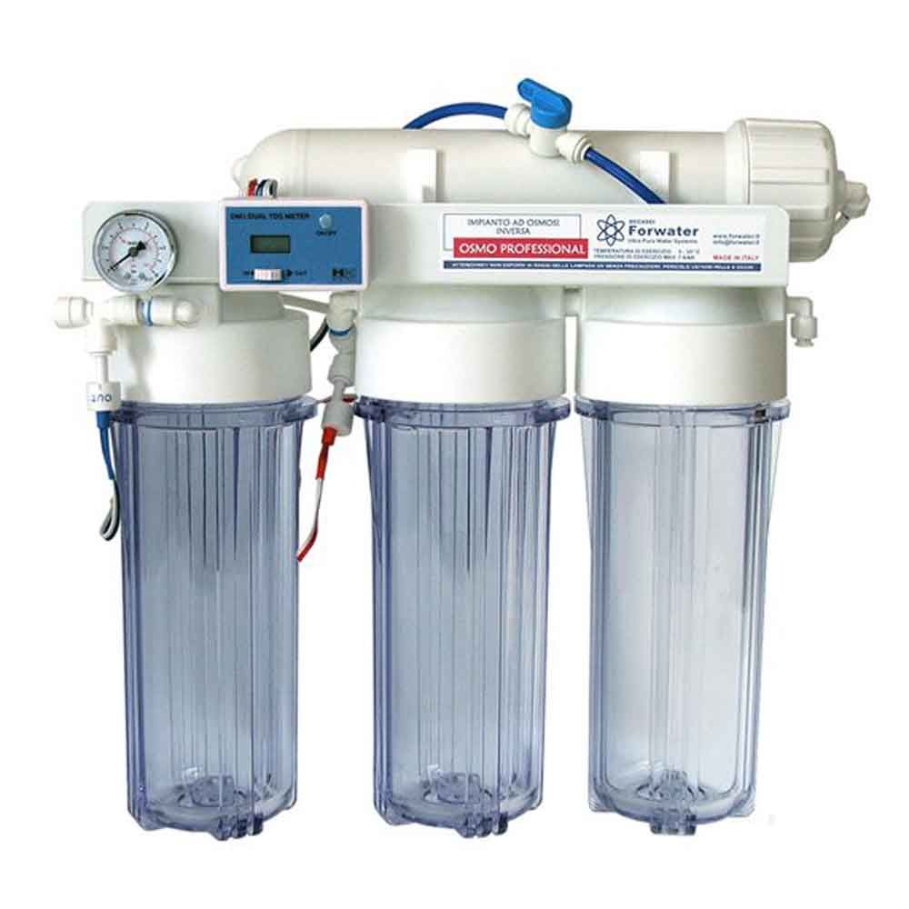 Forwater Impianto Osmosi a bicchieri 290 l/giorno OSMOPURE75 PRO08