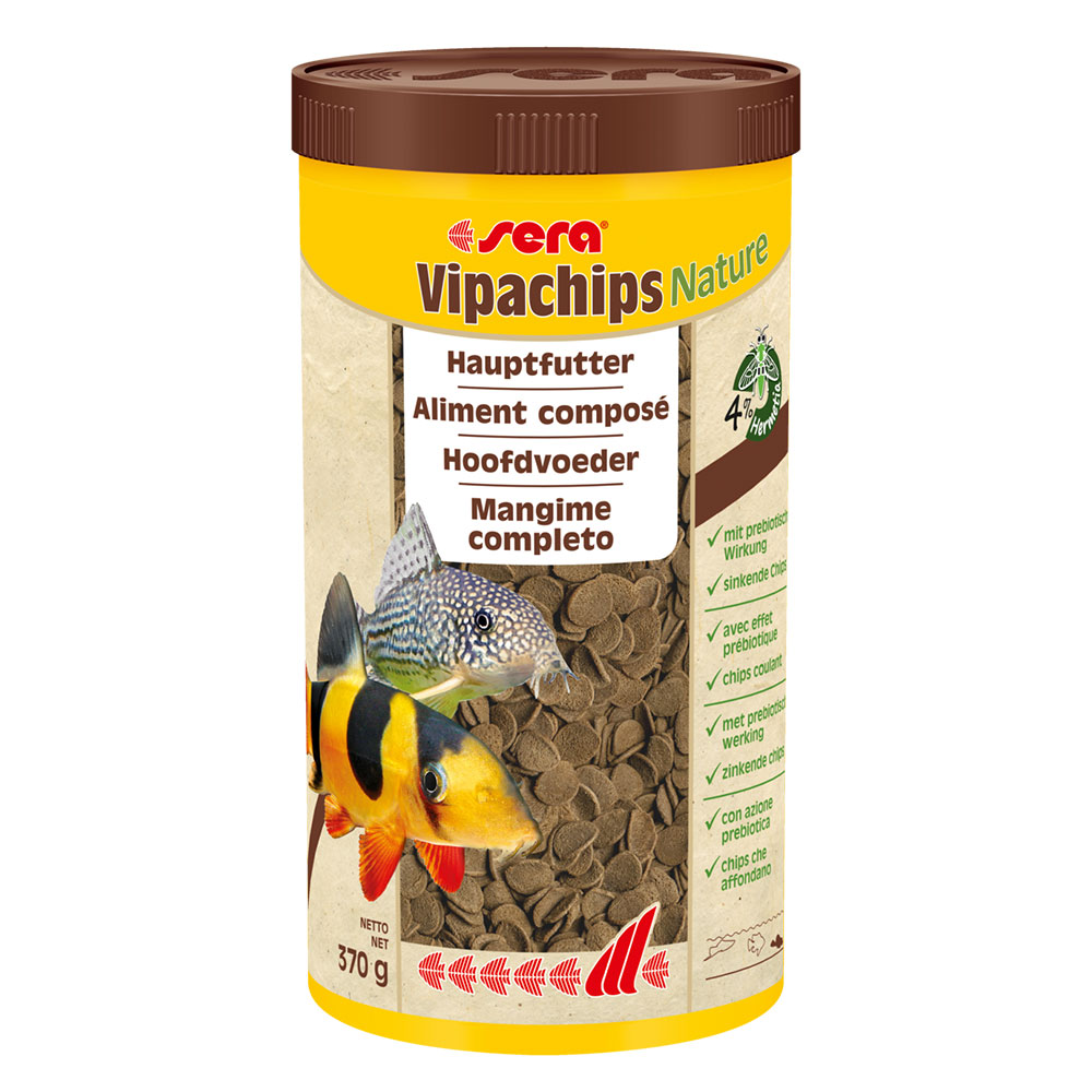 Sera Vipachips per tutti i pesci da fondo 250 ml 90 g