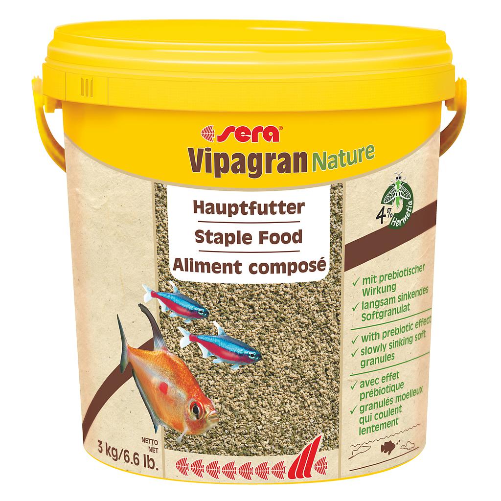 Sera Vipagran Nature Mangime in granuli 10l 3Kg