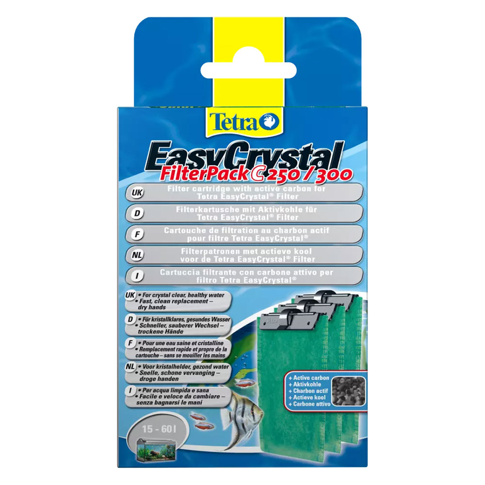Tetratec EasyCrystal Filter Pack C250/300 Cartucce con carbone attivo