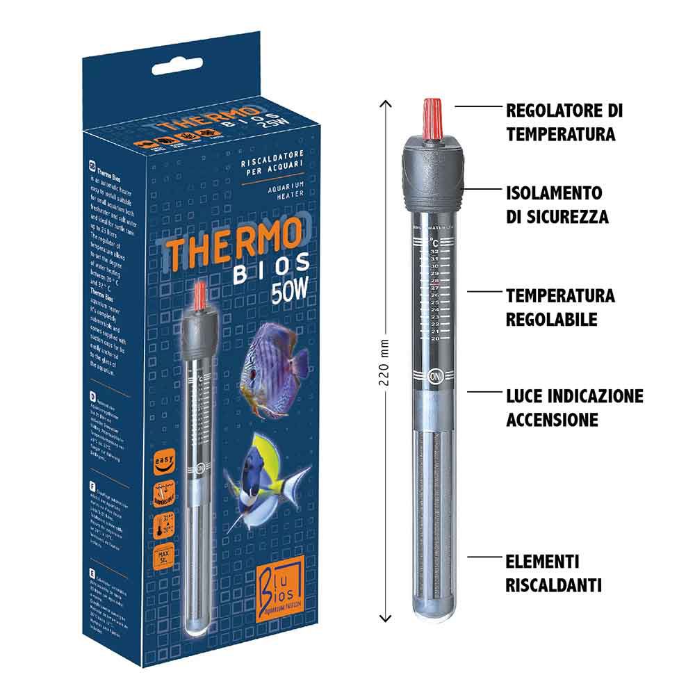 Blu Bios Thermo Bios Riscaldatore per acquario 50W