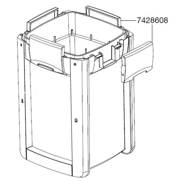 Eheim 7428608 Maniglia per Filtri esterni Professionel 3/4 1pz