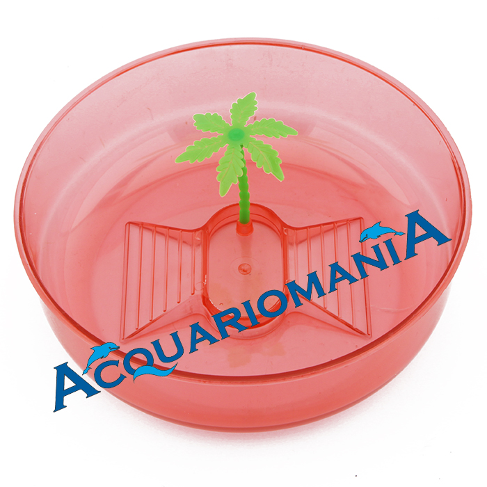 Tartarughiera Lipari in plastica diametro 22cm altezza 6.5cm