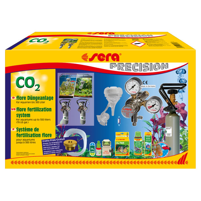 Sera CO2 impianto di fertilizzazione completo accessori acquari fino a 300 l