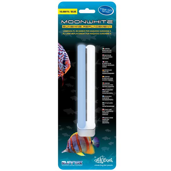 Haquoss Lampada PL 10000°K/Blu 18W attacco G23 (2PIN) per Sunshine