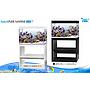 Askoll Acquario Pure Marine XL HC Bianco con Sale OMAGGIO 76x36x57h cm 130Lt