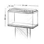 Juwel Acquario Primo 70 Litri Led Nero mis. 61x31x44H cm