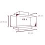Askoll Acquario Fluval Edge 2.0 Led e Luce lunare 23Lt Black 43x26x22,4 new 2018