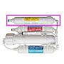 Aquili Impianto Osmosi NPS 75GPD 290litri al giorno a 4 stadi in linea con Filtro anti NO3 PO4 SiO