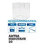 Amtra Nanotank 20 Acquario 18 Litri Vasca Coperchio e Tappetino 25x25x30h cm