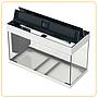 Ferplast Acquario Dubai 80 LED Bianco 81x36x h 51 cm 125 l