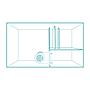 Aqpet Aqua 120 Complete Acquario Marino con supporto