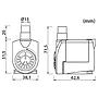 Newa Jet 400 Pompa regolabile da 120 a 400 l/h
