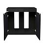 Aqpet Cabinet 90 Supporto per Acquario in Legno Nero 90x50x80h cm