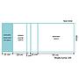 Blau Aquaristic Ready Sump 100 con recipiente rabbocco automatico e divisori
