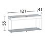 Juwel Acquario Rio 240 Litri LED Grigio 121x41x55H cm
