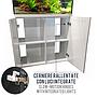 Amtra Acquario Alux Bianco Combi con Mobile e Filtraggio 330L 120x45x148h cm