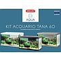 Zolux Acquario Tana 60 Nero Completo 63 Litri 60x30x35h cm