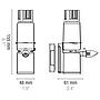 Sicce Shark Mini Skim 350 Surface Skimmer aspiratore di superfice per vetri fino a 12mm