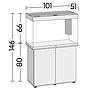 Juwel Supporto Rio 290 Grigio 101x51x80H cm