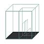 Blau Aquaristic Ready Sump 38 con recipiente rabbocco automatico e divisori