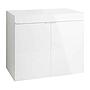 Aqpet Cabinet 90 Supporto per Acquario in Legno Bianco 90x50x80h cm