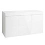 Aqpet Cabinet 120 Supporto per Acquario in Legno Bianco 120x50x80h cm