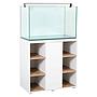 Zolux Acquario Aqua IdroMax Bianco 200 Completo con Supporto 110,3x45x137h cm